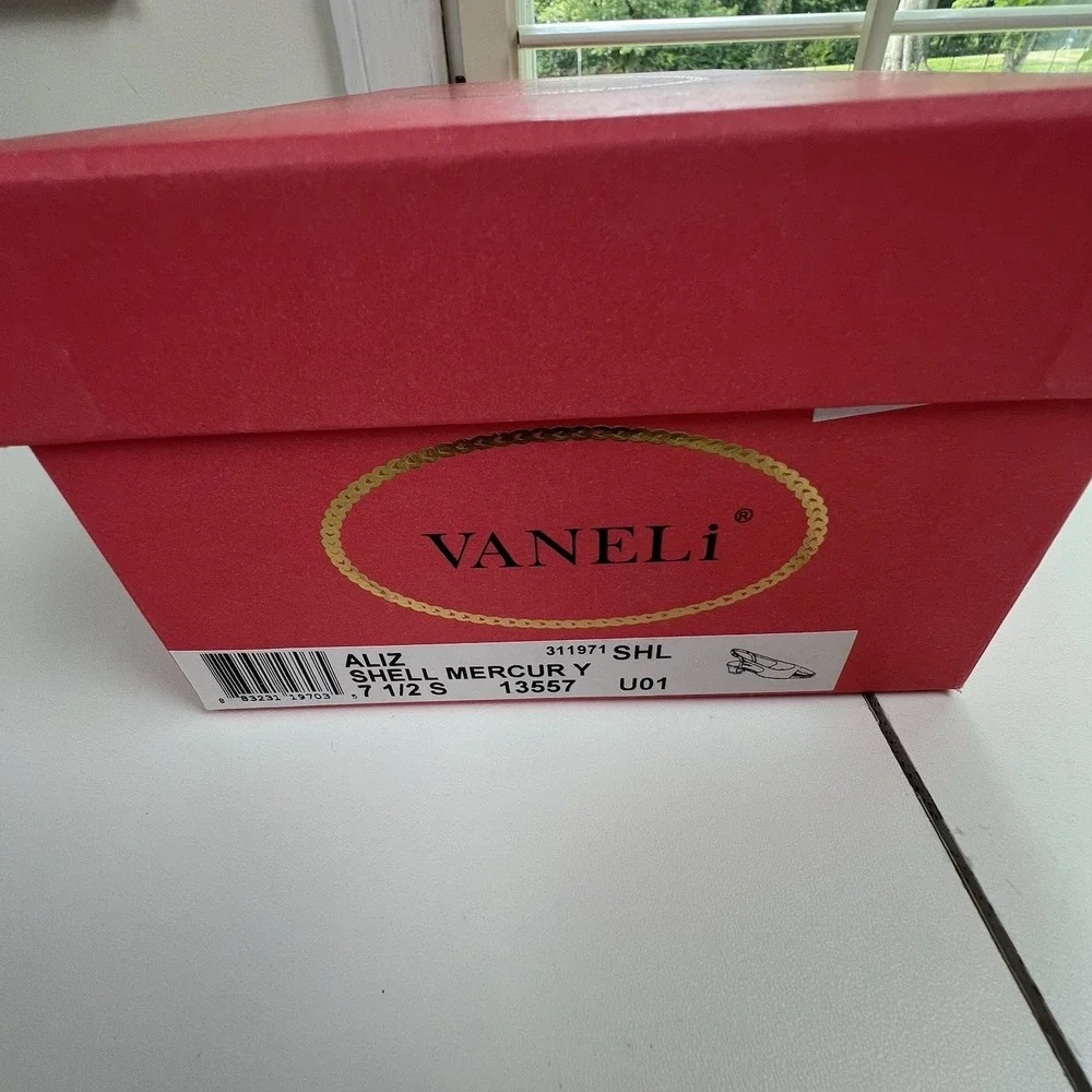 Van Eli Vaneli Aliz  Shell Mercury Slingback Women's Shoes Size 7.5S New In Box